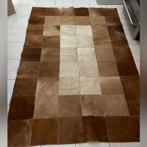 Authentic Cowhide Leather Rug / Carpet (100% authentic)
